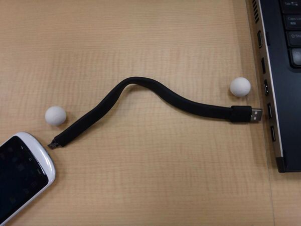 『超くねくねスマホケーブル』ができるまで