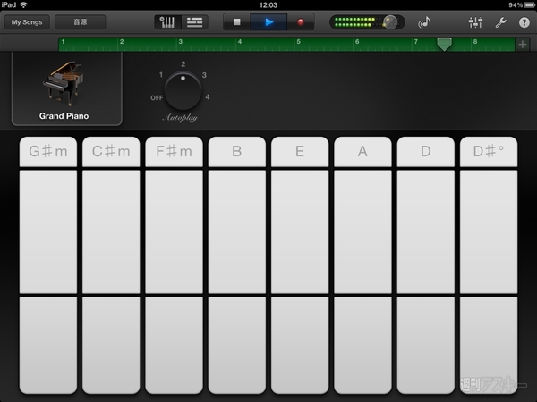 ２０１２０５０６ＤＮＡ-5　ピアノ画面