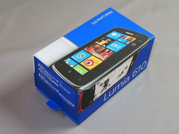 Lumia 610の開封レビュー