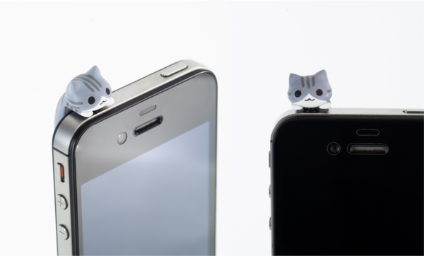 にゃんこがた　イヤホンジャック・アクセサリー