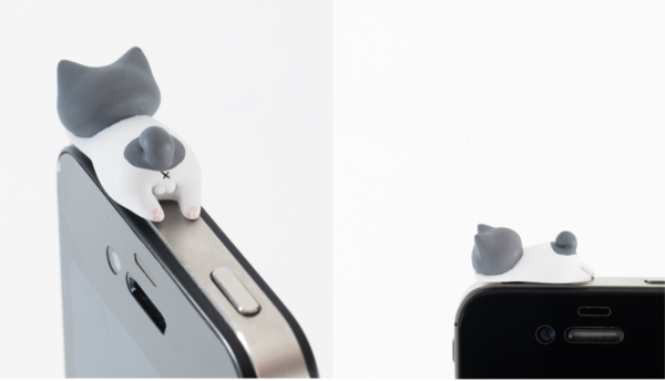 にゃんこがた　イヤホンジャック・アクセサリー