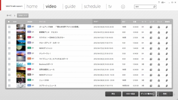 ソニー2012夏モデルPC