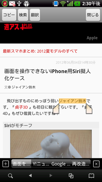 iLunascape - ウェブ ブラウザ