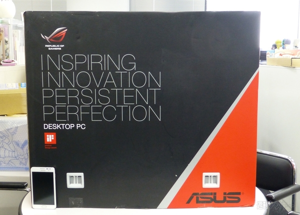 [速報]編集部に着弾 ASUS R.O.Gシリーズのデスクトップ『CG8580』開封の儀