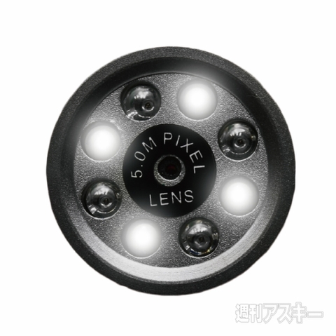 懐中電灯内蔵ICビデオレコーダー