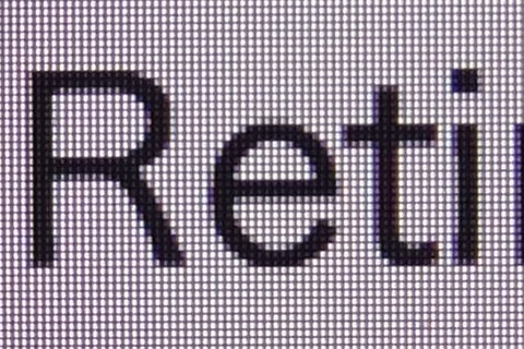 RetinaなMacBook Proの画面を超接写撮影してみた