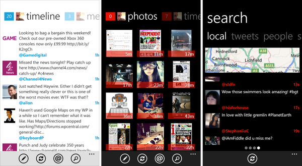 Windows Phoneの最新アプリ