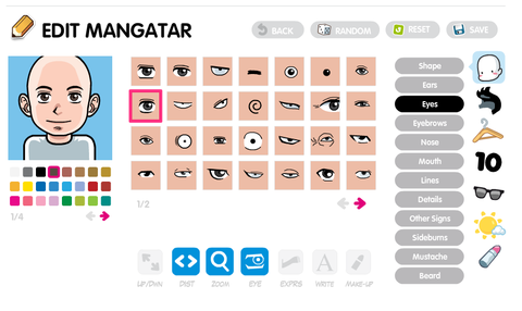 イラスト顔アイコン