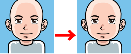 イラスト顔アイコン