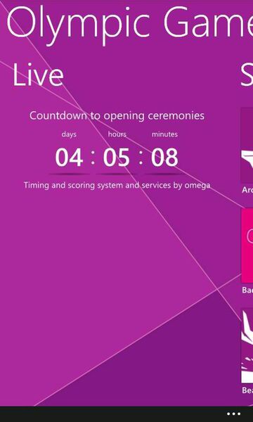 Windows Phoneでロンドン五輪を楽しむ