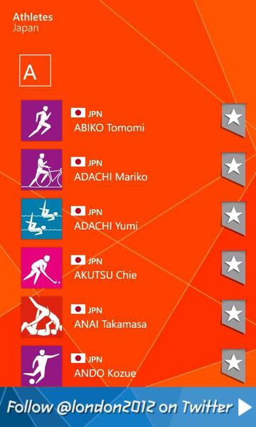 Windows Phoneでロンドン五輪を楽しむ