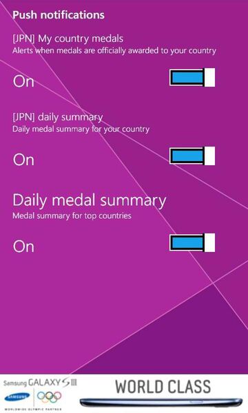 Windows Phoneでロンドン五輪を楽しむ