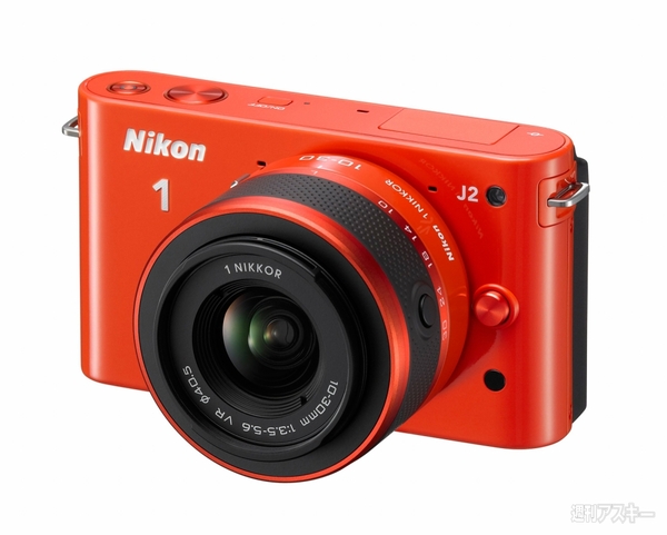 Nikon NIKON 1 J2 Wズームキット オレンジ（限定色）Nikon - デジタル