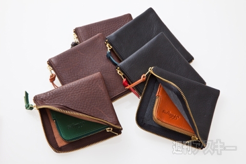 MILAGRO バケッタレザー ツートンカラー L字ファスナー財布