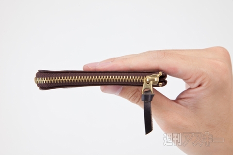 MILAGRO バケッタレザー ツートンカラー L字ファスナー財布