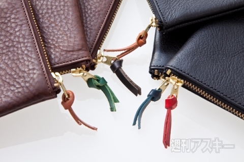 MILAGRO バケッタレザー ツートンカラー L字ファスナー財布