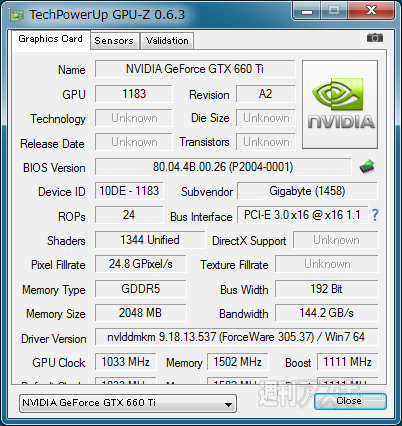 GeForce GTX660Ti