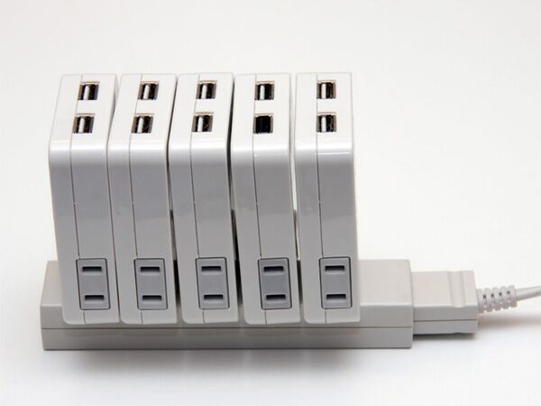 10台のWindows Phoneを効率よく充電する