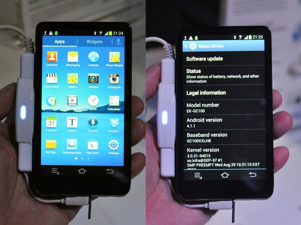 サムスン電子、GALAXY Note IIとGALAXY Cameraを発表