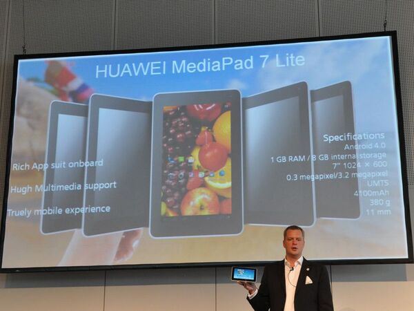 ファーウェイがヨーロッパ向け新製品を発表：IFA2012