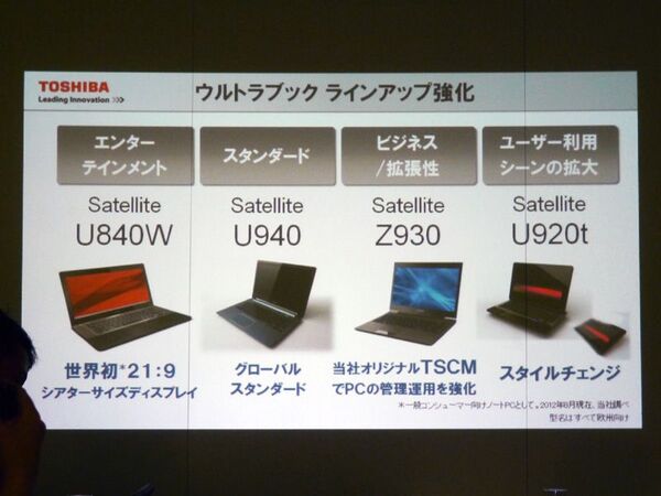 東芝プレスイベント：IFA2012