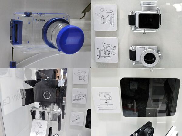 サムスンブースはGALAXYアクセサリーにも注目：IFA2012