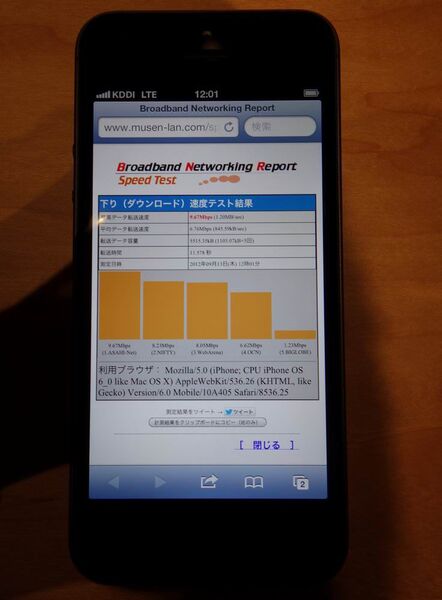 iPhone5のLTE通信速度はauのほうがソフトバンクより速かった【発表会当日暫定情報】