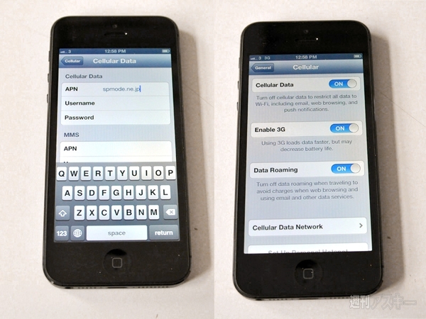 SIMフリー版iPhone 5にドコモのSIMをカットして入れてみた（追記）：週間リスキー