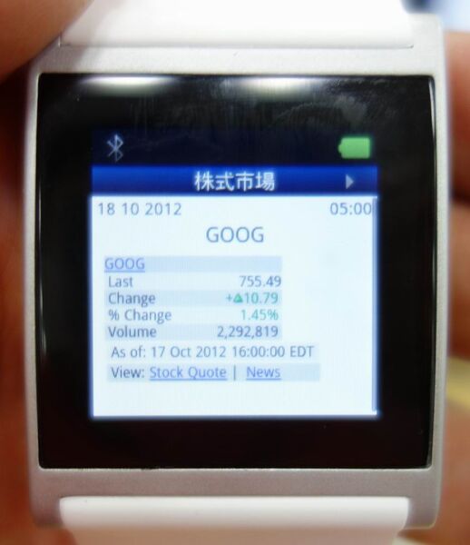 Android時計『i'm WATCH』を竹子がくれましたの巻