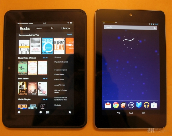「電子書籍目線」で比べるiPad mini vs. Kindle Fire HD