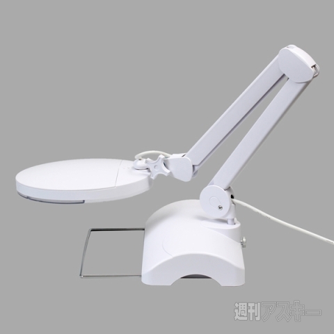 80LED付き フレキシブルアームルーペ 