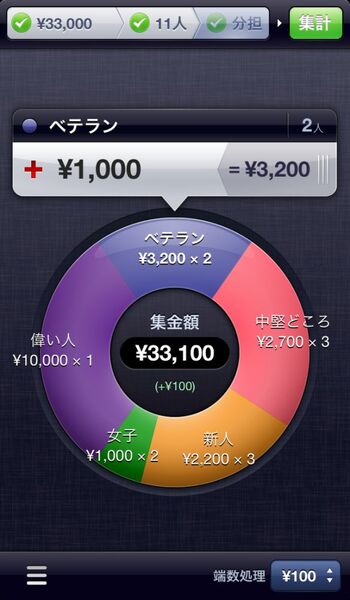 割り勘するのに非の打ち所がないiPhoneアプリに惚れた！