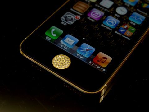 豪華ゴールドiPhone 5