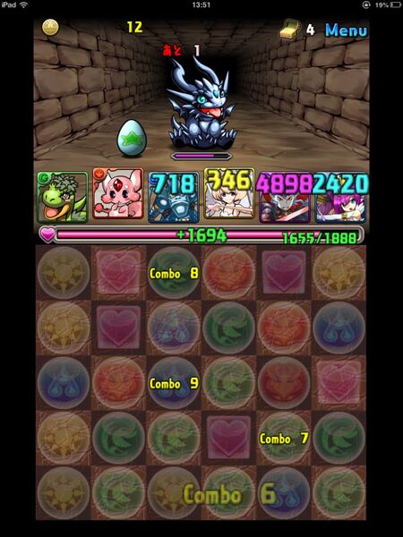 パズドラ：【緊急】メタドラ大発生！ でむっふふ～