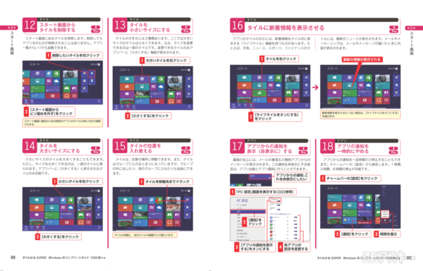 Windows8の操作テクを1200以上詰め込んだ完全解説ガイド