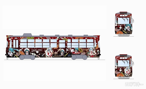 雪ミク電車2013