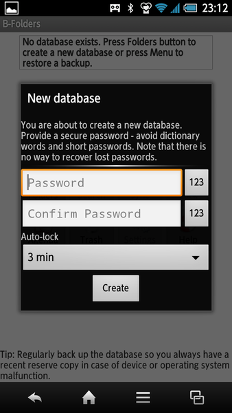 BFoldersPasswordManager