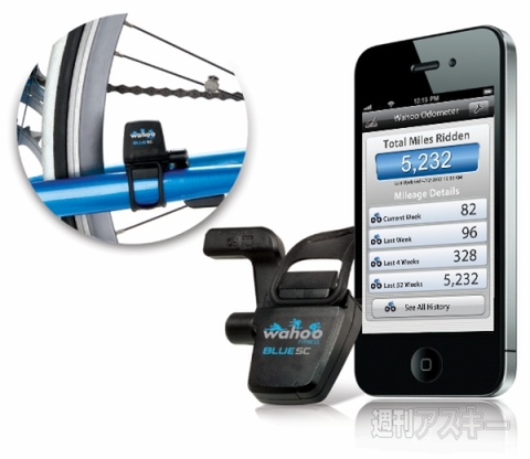 Wahoo Fitness スピード・ケイデンスセンサー Blue SC for iPhone