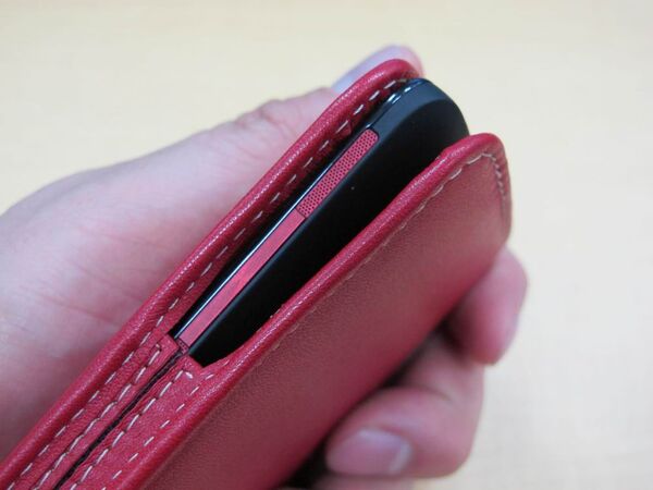 PDAIR レザーケース for HTC J butterfly HTL21