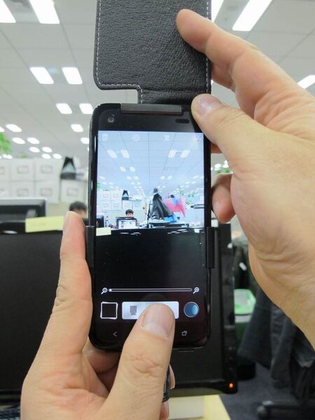 PDAIR レザーケース for HTC J butterfly HTL21