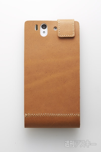 Simplism Xperia Z用 本革バーチカルフリップスタイルケース