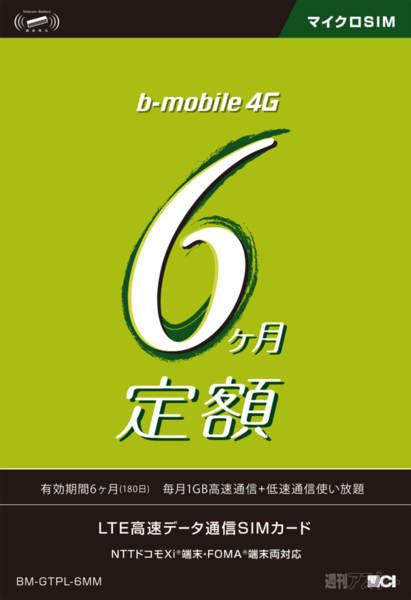 『6ヶ月定額SIM』