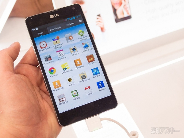 LGのOptimusシリーズは国内版と少し違う：MWC2013