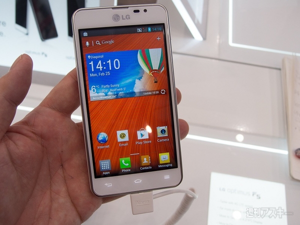 LGのOptimusシリーズは国内版と少し違う：MWC2013