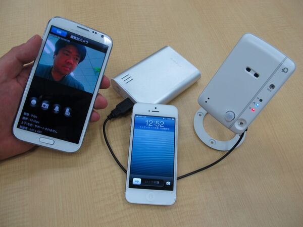 ５分でつながるネットカメラ『カメラ一発！』～IDとパスワード入れるだけ