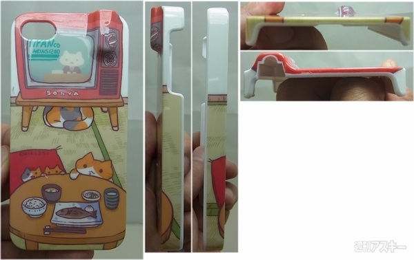 わんこがちょこんと座ったイヤホンジャックカバーと飛びつきにゃんこ