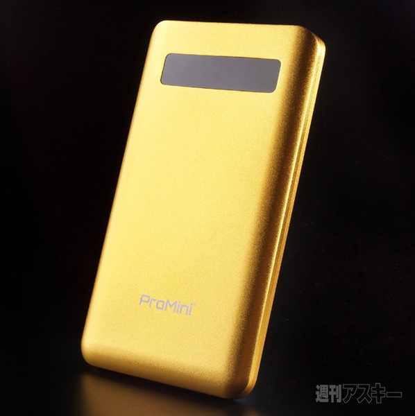 タッチセンサー搭載フルメタルフレームモバイルバッテリー ProMini M6