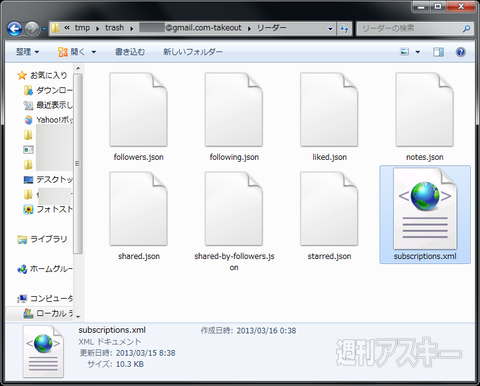 Googleリーダーからヤフーへの移行