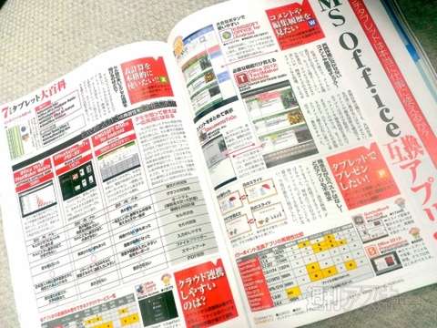 週刊アスキー 7インチタブレット付録小冊子