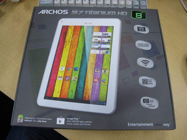 Retinaなのに格安なAndroidタブ『ARCHOS 97 Titanium HD』